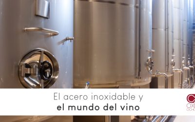 El acero inoxidable y el vino