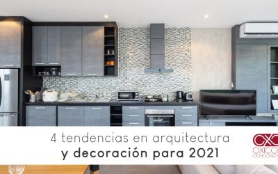 4 tendencias en arquitectura y decoración para 2021