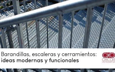 Barandillas, escaleras y cerramientos de acero: ideas modernas y funcionales